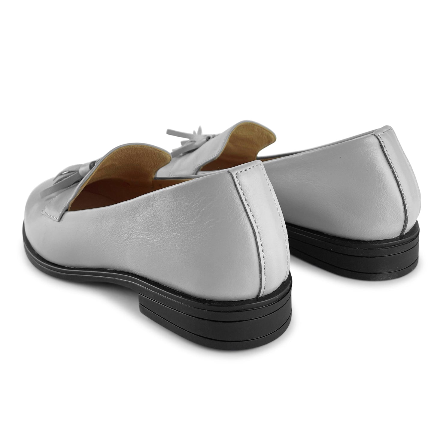 Women's Leather Loafer Shoes Slipper Style